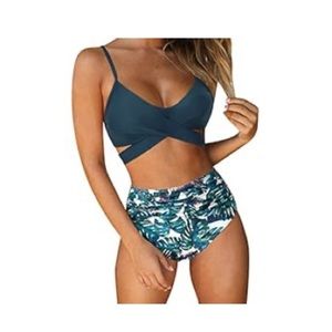 High Waist Wrap Bikini- Size M